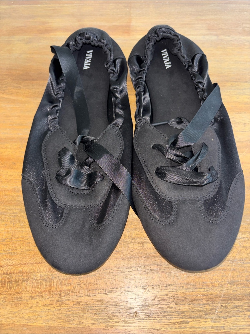 Vivaia Round-Toe Satin Sneakerina (Yanka) NWOT - Picture 3 of 6